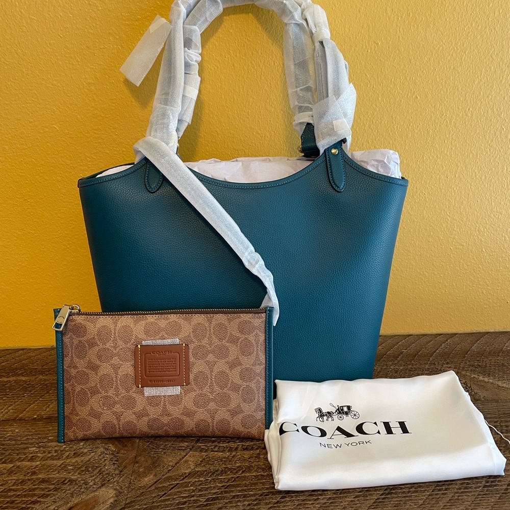 Coach Day Tote in Teal